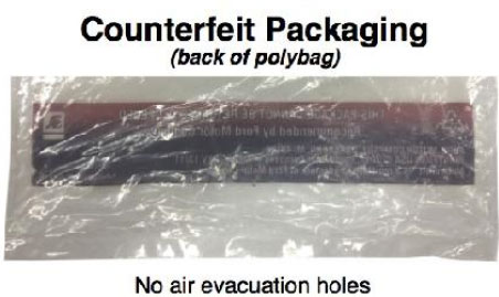 Counterfeit Ford Motorcraft Ignition Coils